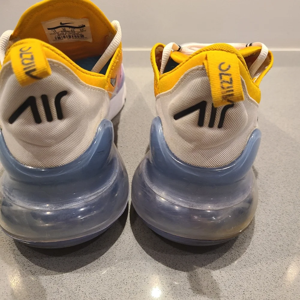 Nike Air Max Gradient Yellow Pink Purple Sneakers
